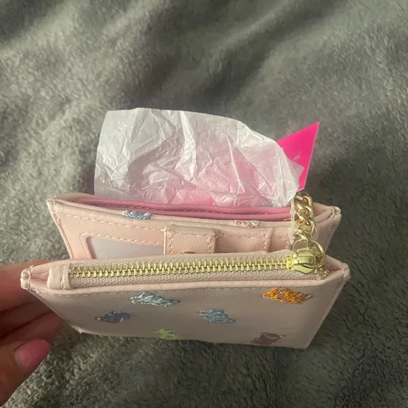 Betsey Johnson Pink Bear Pouch - Picture 7 of 10